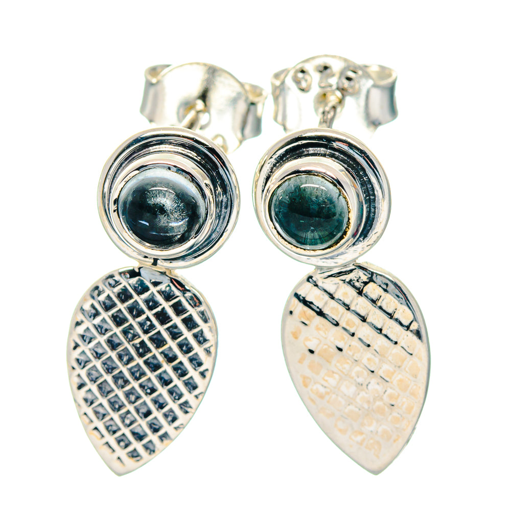 Aquamarine Earrings handcrafted by Ana Silver Co - EARR423551 - Photo 2