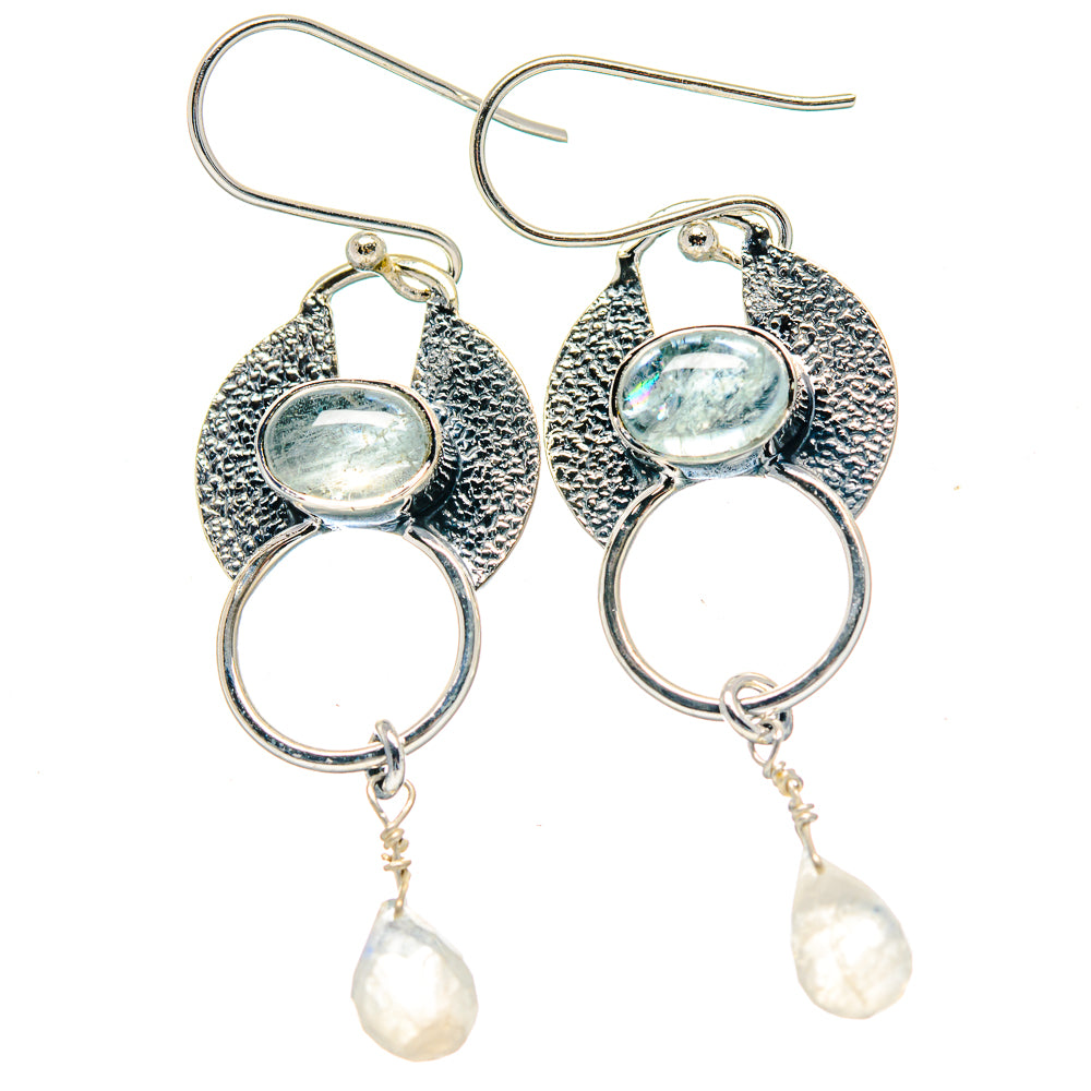 Aquamarine Earrings handcrafted by Ana Silver Co - EARR423554