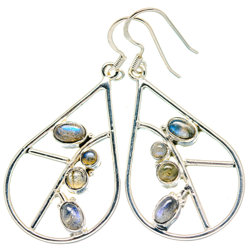Labradorite Earrings handcrafted by Ana Silver Co - EARR423565