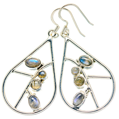 Labradorite Earrings handcrafted by Ana Silver Co - EARR423565