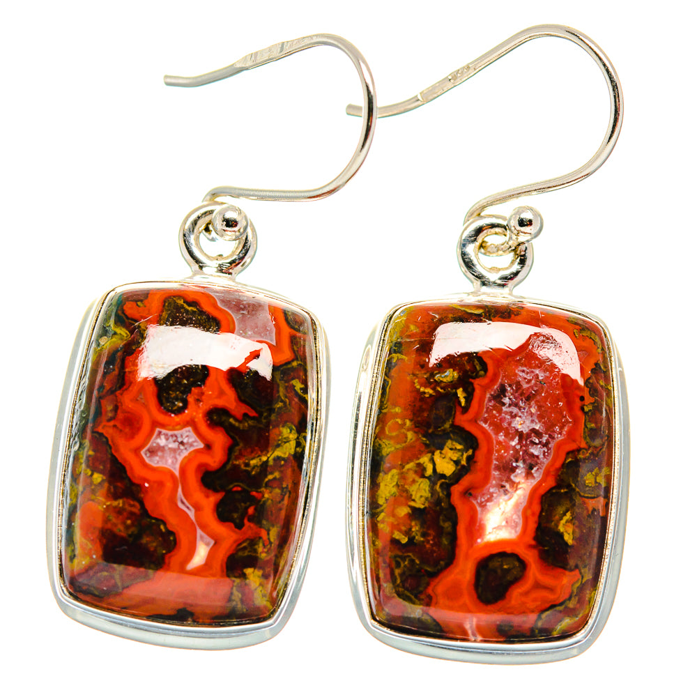 Moroccan Agate Earrings handcrafted by Ana Silver Co - EARR423787