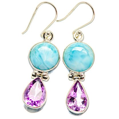 Larimar Earrings handcrafted by Ana Silver Co - EARR423788