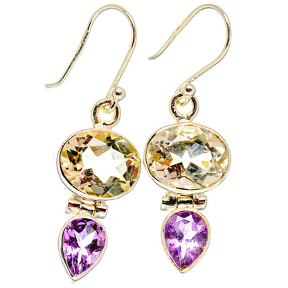 Green Amethyst Earrings handcrafted by Ana Silver Co - EARR423796