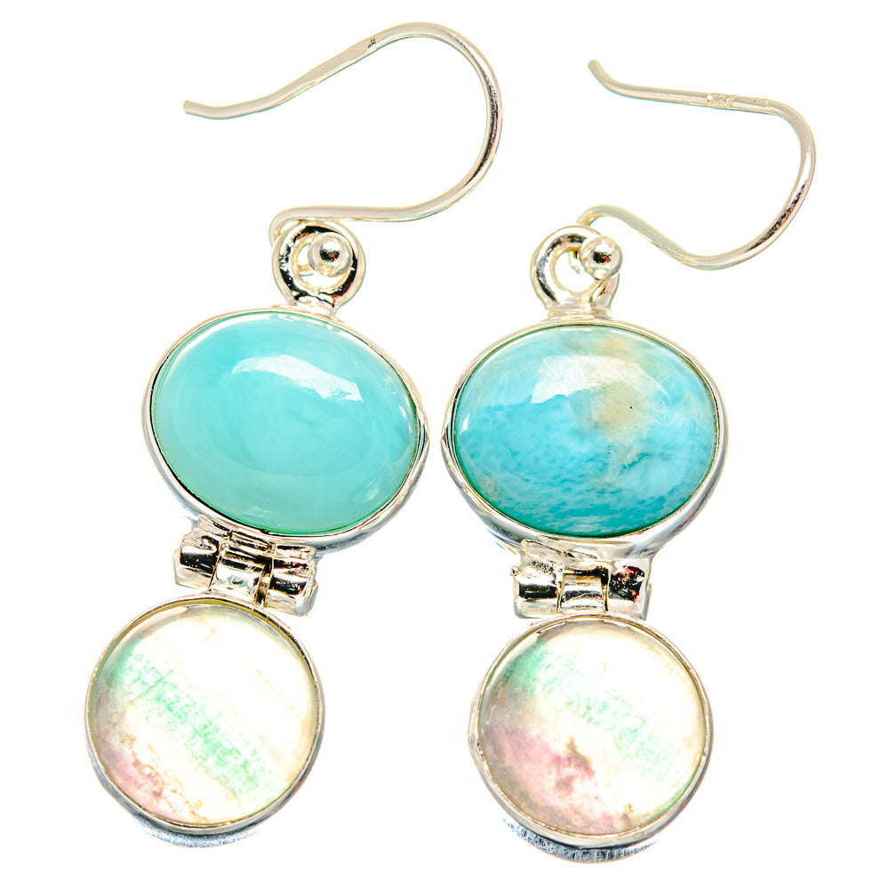 Larimar Earrings handcrafted by Ana Silver Co - EARR423797