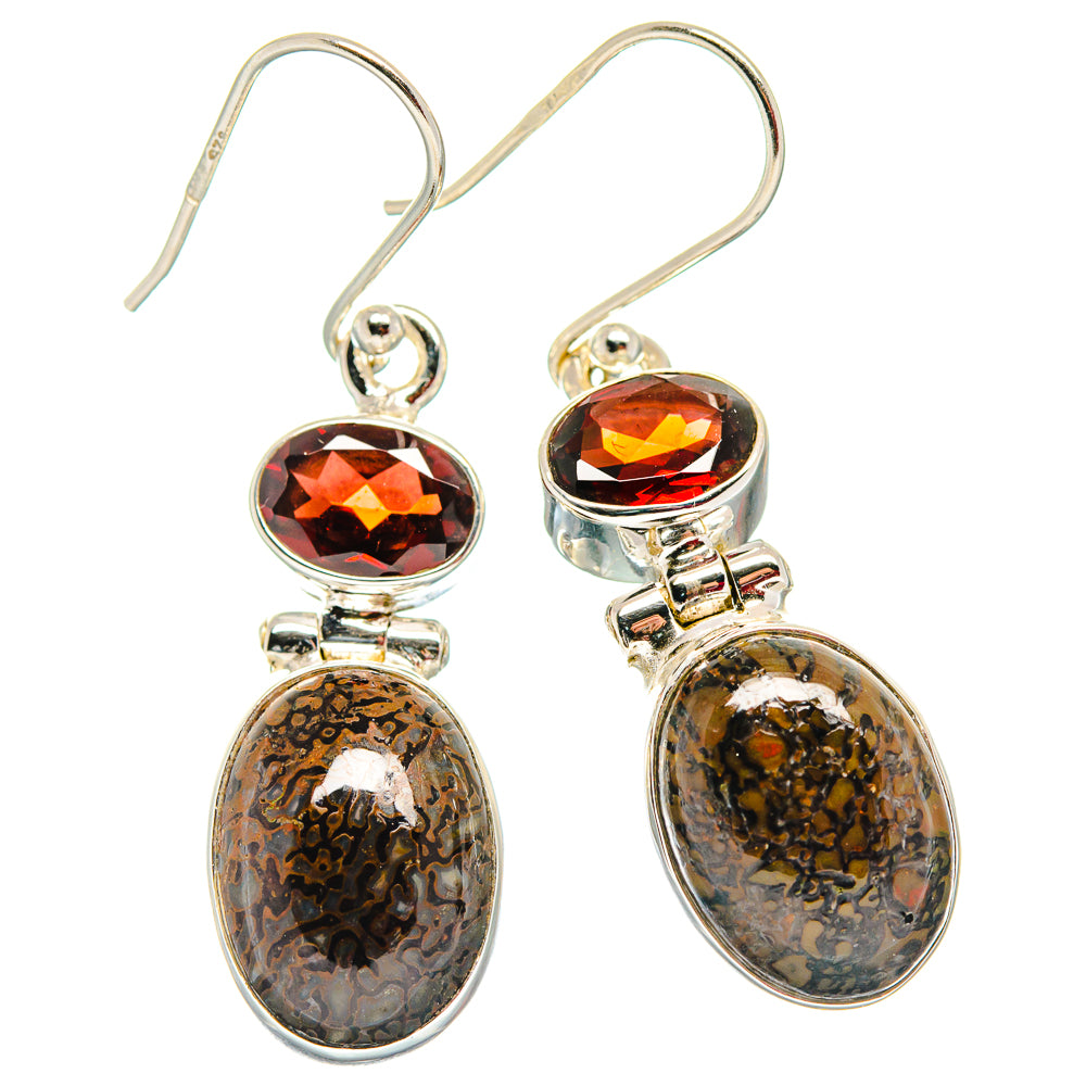 Dinosaur Bone Earrings handcrafted by Ana Silver Co - EARR423802