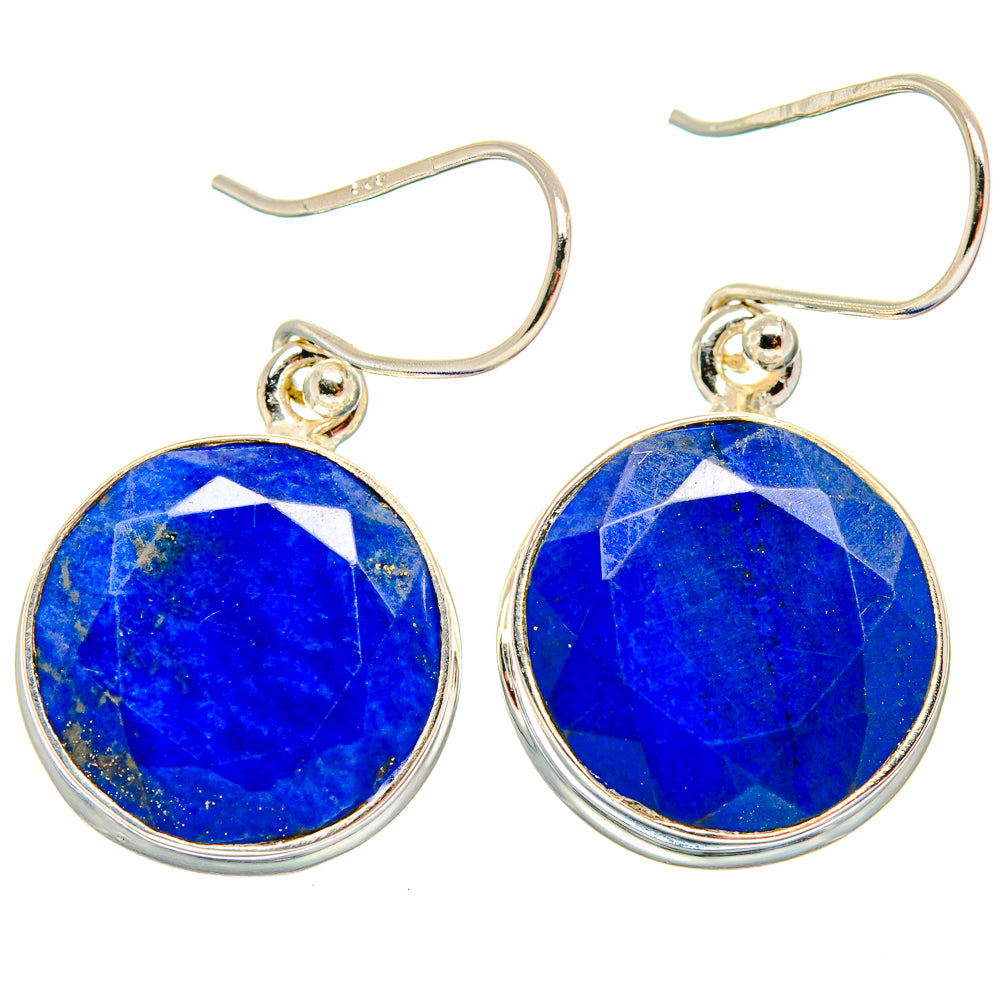 Lapis Lazuli Earrings handcrafted by Ana Silver Co - EARR423805 - Photo 2