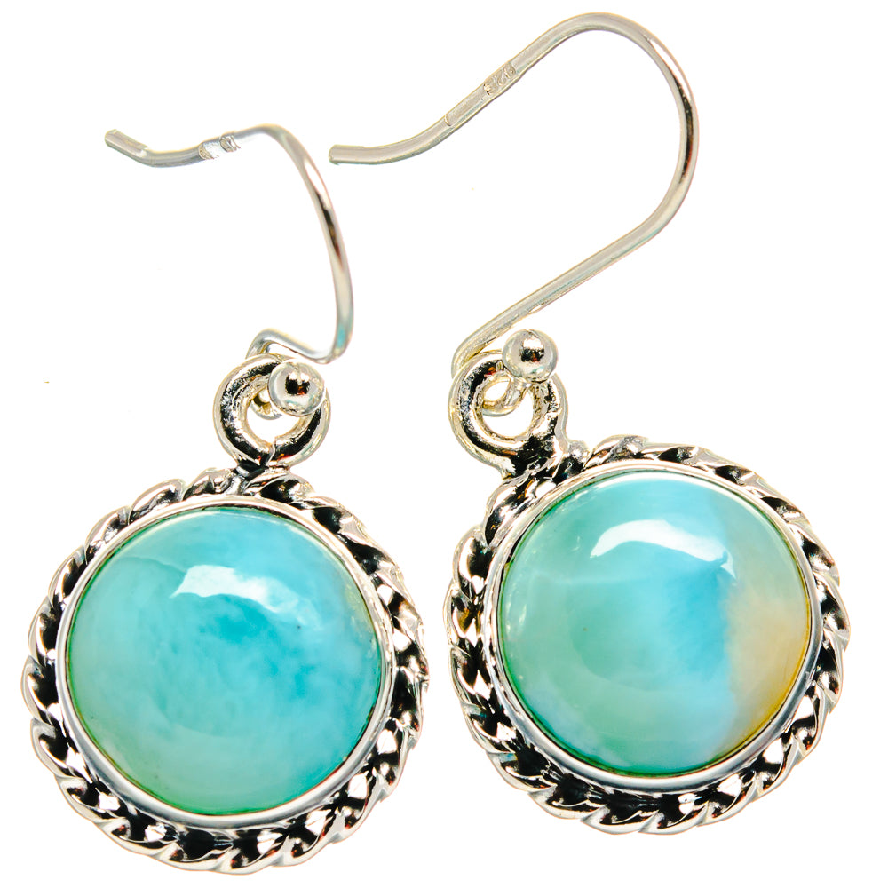 Larimar Earrings handcrafted by Ana Silver Co - EARR423835