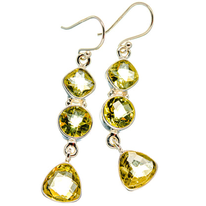 Citrine Earrings handcrafted by Ana Silver Co - EARR423840