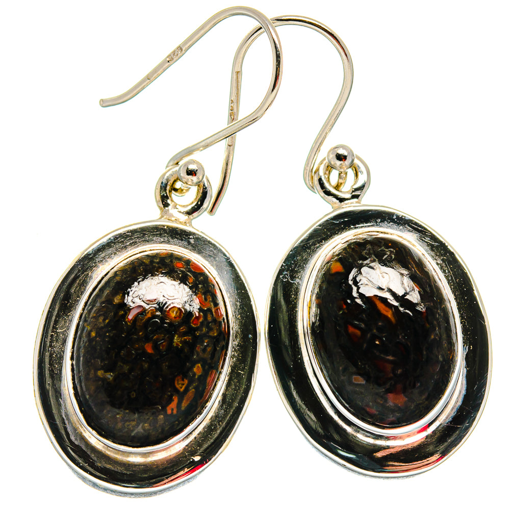 Dinosaur Bone Earrings handcrafted by Ana Silver Co - EARR423845
