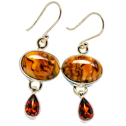 Mookaite Earrings handcrafted by Ana Silver Co - EARR423851