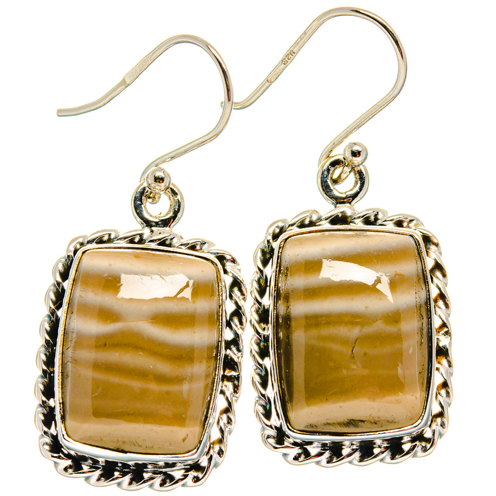 Imperial Jasper Earrings handcrafted by Ana Silver Co - EARR423852