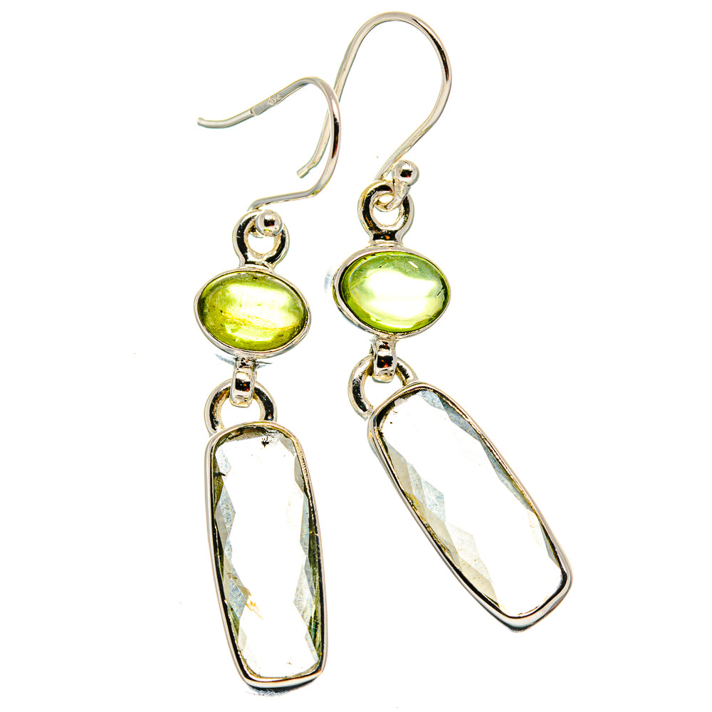 White Quartz Earrings handcrafted by Ana Silver Co - EARR423853