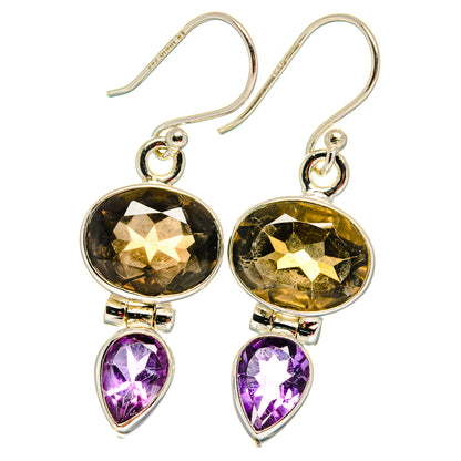 Smoky Quartz Earrings handcrafted by Ana Silver Co - EARR423854