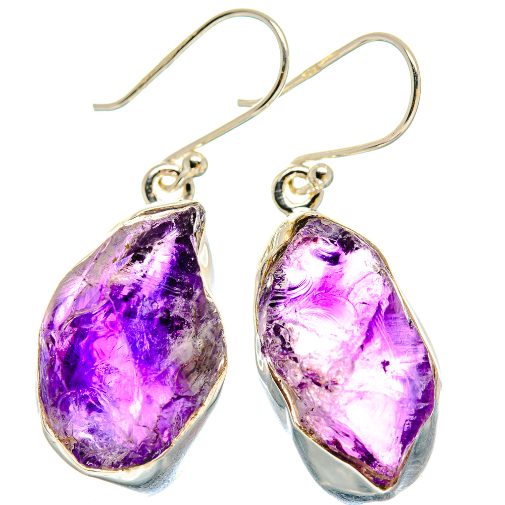 Amethyst Earrings handcrafted by Ana Silver Co - EARR423875 - Photo 2