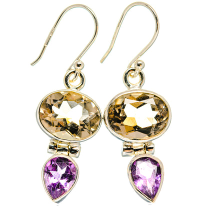 Smoky Quartz Earrings handcrafted by Ana Silver Co - EARR423889