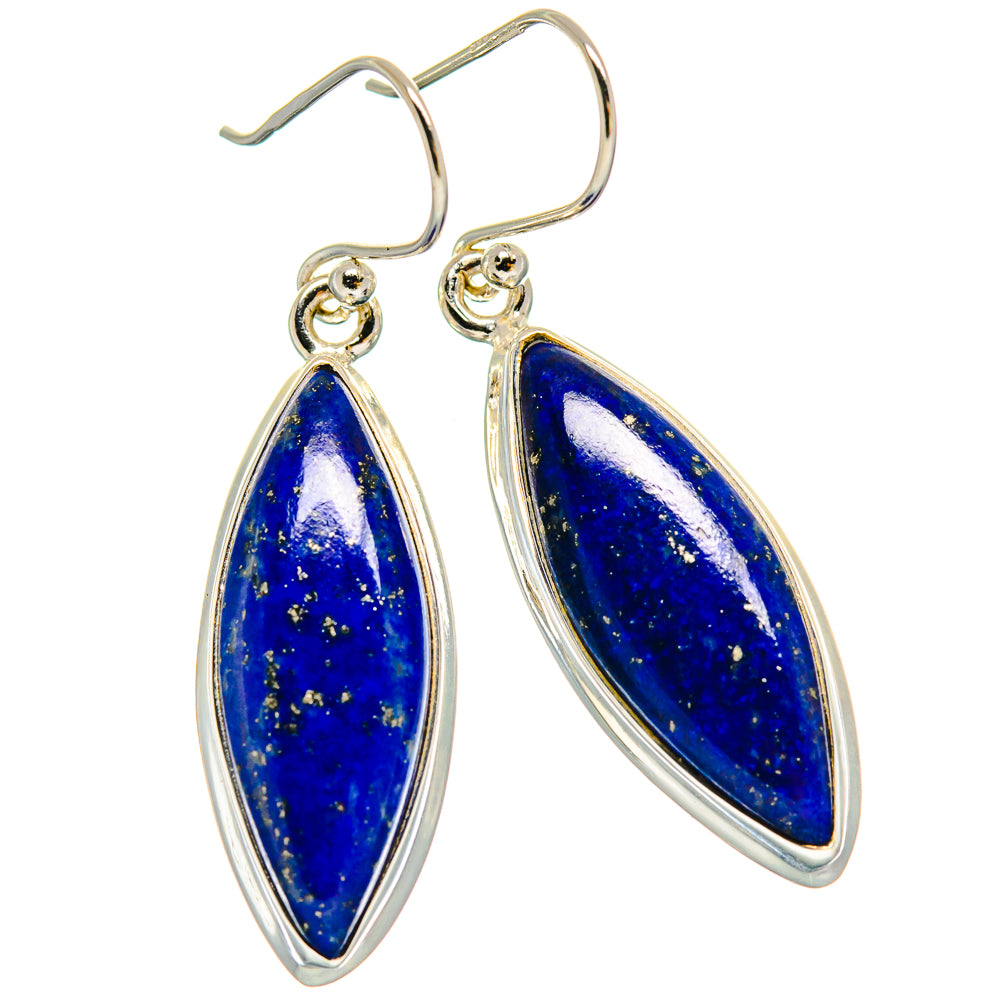 Lapis Lazuli Earrings handcrafted by Ana Silver Co - EARR423891