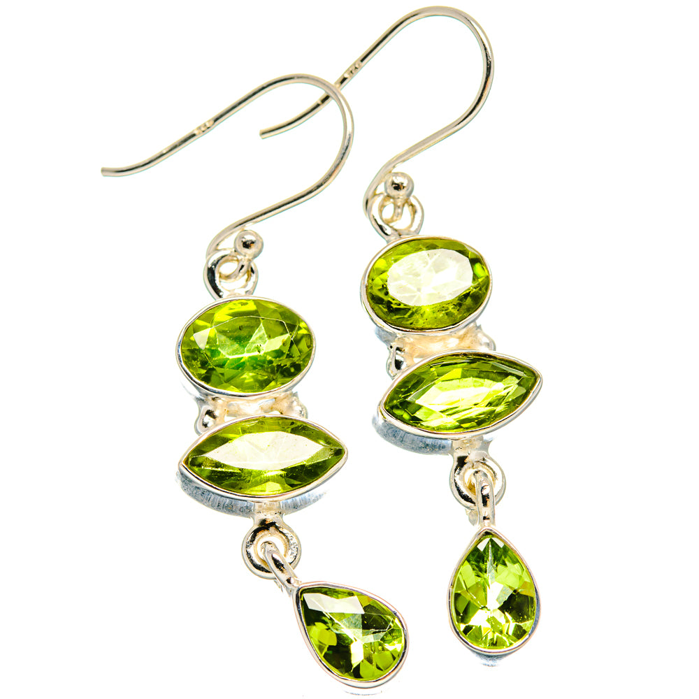 Peridot Earrings handcrafted by Ana Silver Co - EARR423894