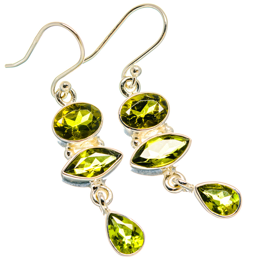 Peridot Earrings handcrafted by Ana Silver Co - EARR423906