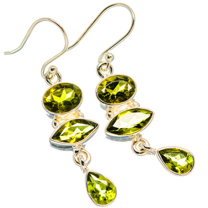 Peridot Earrings handcrafted by Ana Silver Co - EARR423906