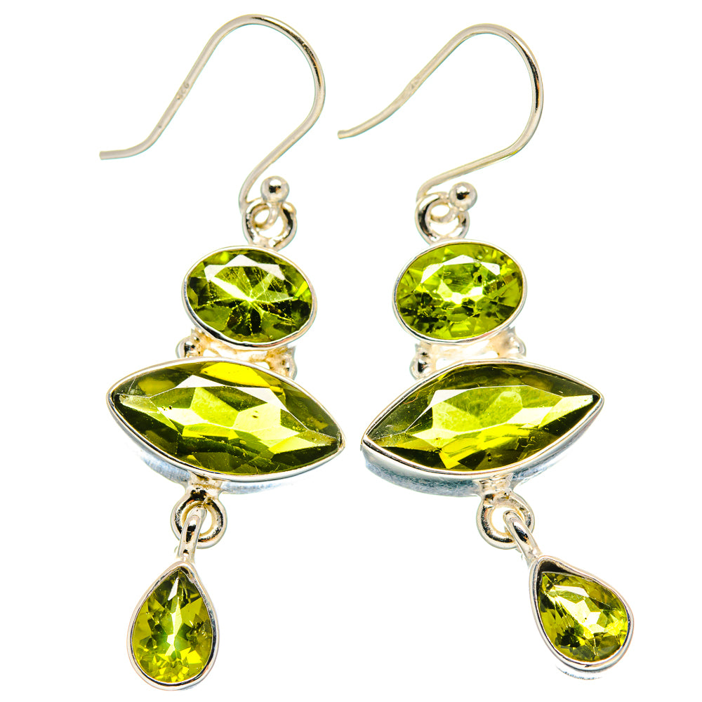 Peridot Earrings handcrafted by Ana Silver Co - EARR423913