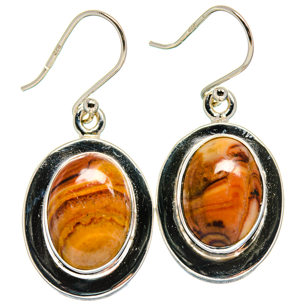 Ocean Jasper Earrings handcrafted by Ana Silver Co - EARR423924 - Photo 2