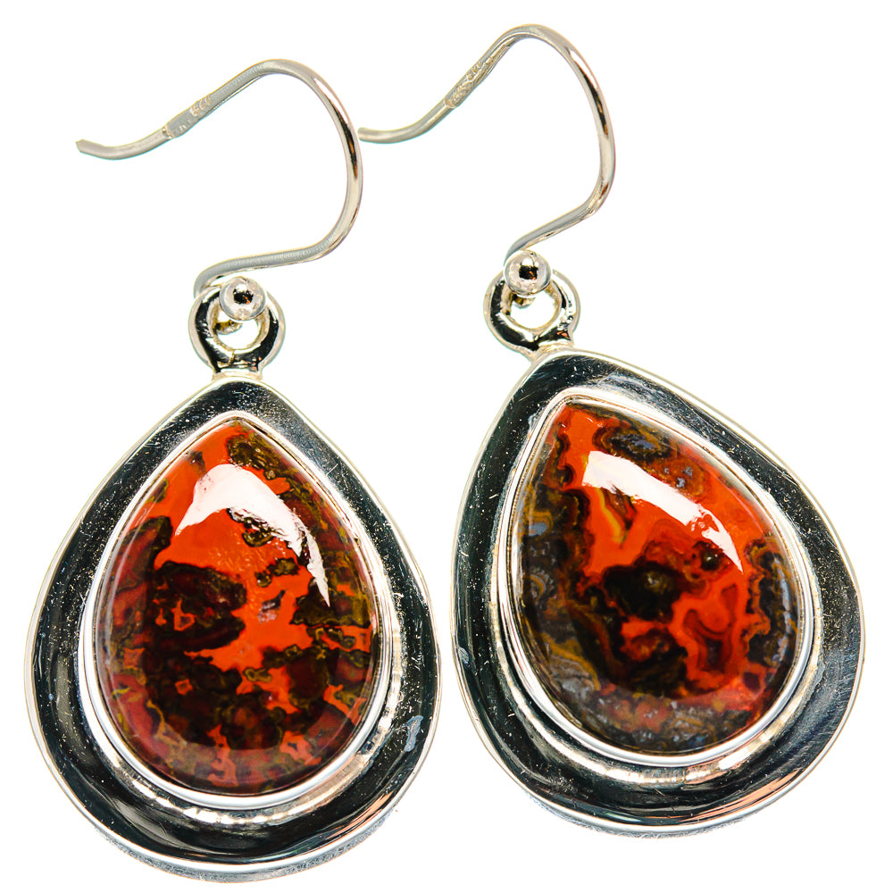 Moroccan Agate Earrings handcrafted by Ana Silver Co - EARR423946