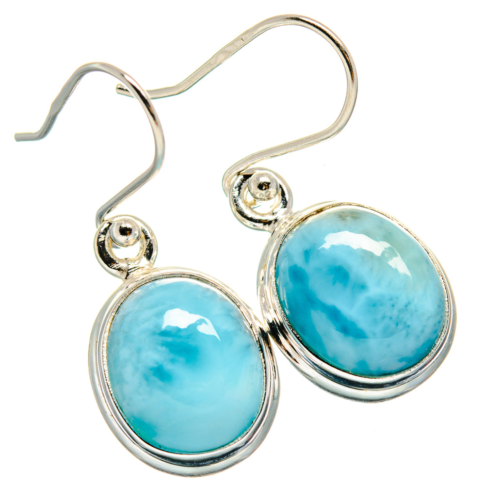 Larimar Earrings handcrafted by Ana Silver Co - EARR423993