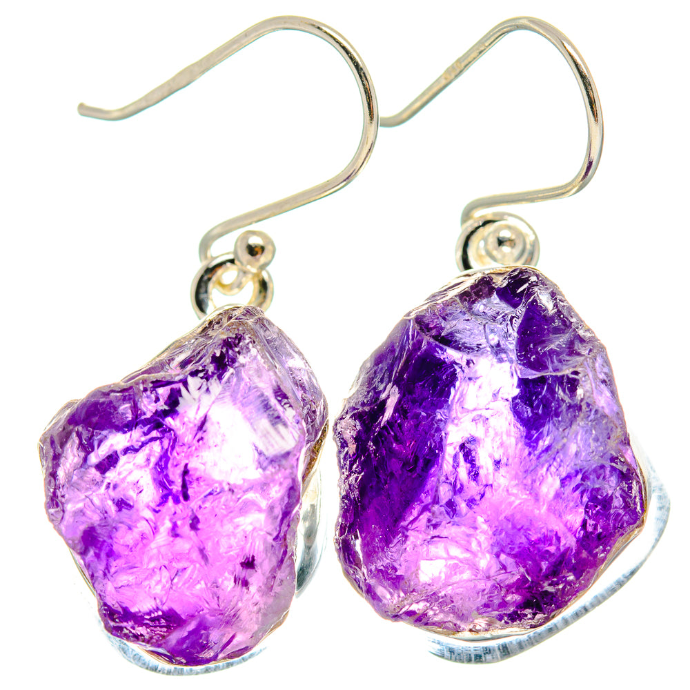 Amethyst Earrings handcrafted by Ana Silver Co - EARR424003