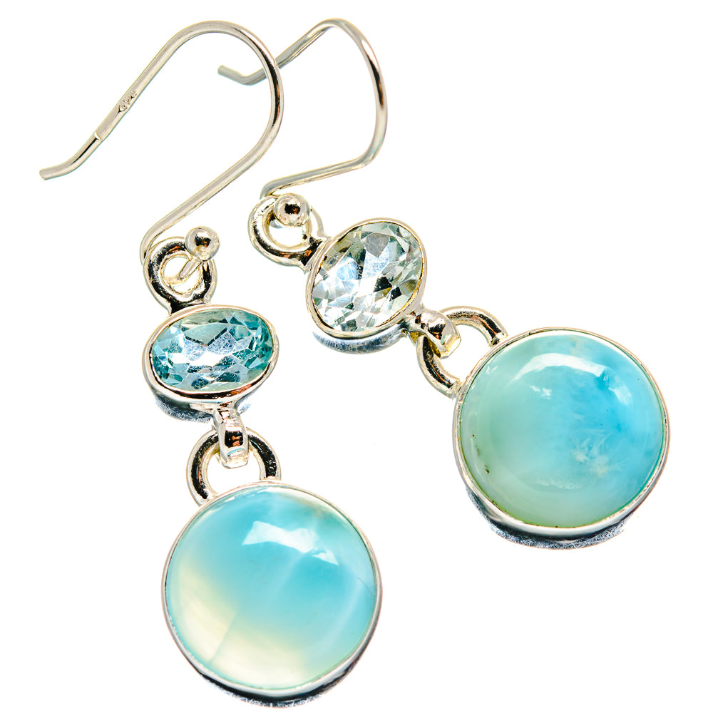 Larimar Earrings handcrafted by Ana Silver Co - EARR424008