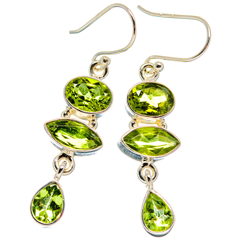 Peridot Earrings handcrafted by Ana Silver Co - EARR424038