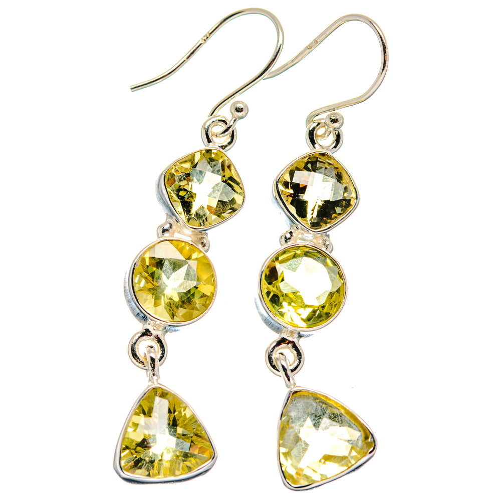 Citrine Earrings handcrafted by Ana Silver Co - EARR424039