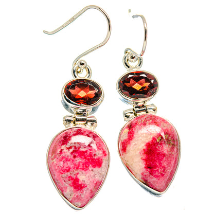 Thulite Earrings handcrafted by Ana Silver Co - EARR424041