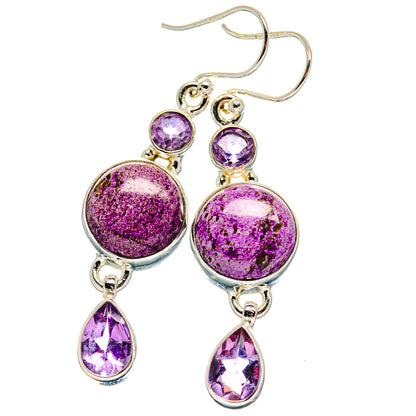 Stichtite Earrings handcrafted by Ana Silver Co - EARR424043