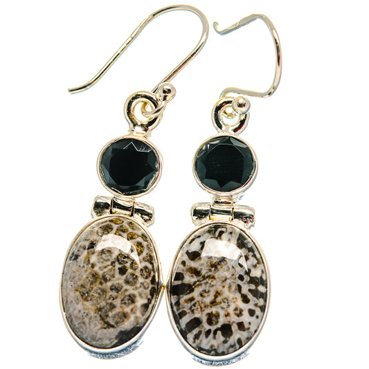 Stingray Coral Earrings handcrafted by Ana Silver Co - EARR424046