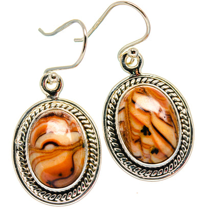 Imperial Jasper Earrings handcrafted by Ana Silver Co - EARR424059