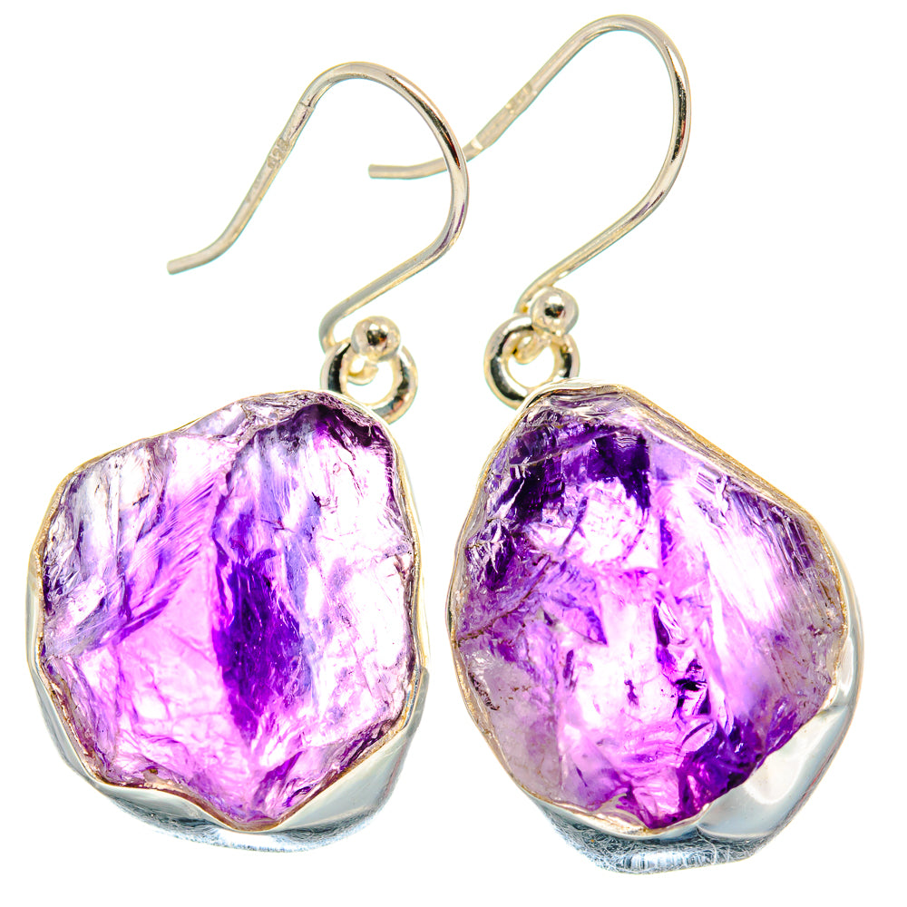 Amethyst Earrings handcrafted by Ana Silver Co - EARR424062