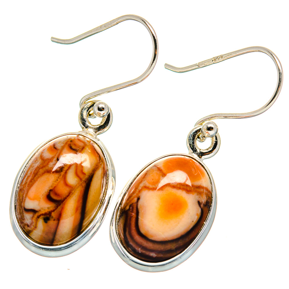 Imperial Jasper Earrings handcrafted by Ana Silver Co - EARR424065