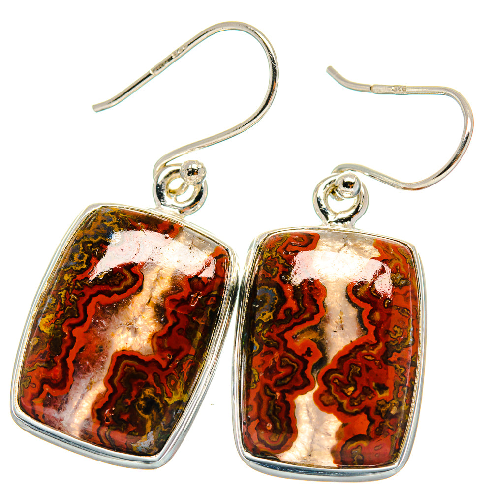 Moroccan Agate Earrings handcrafted by Ana Silver Co - EARR424100