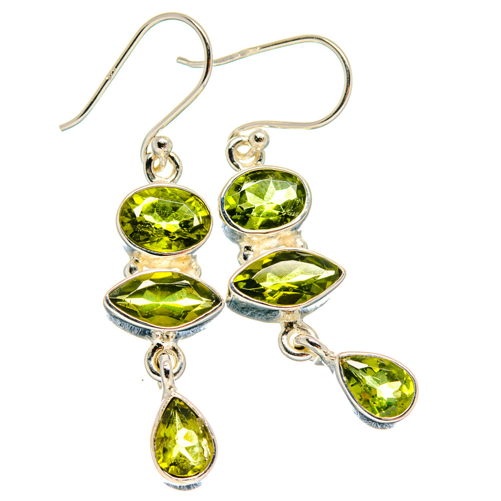 Peridot Earrings handcrafted by Ana Silver Co - EARR424102