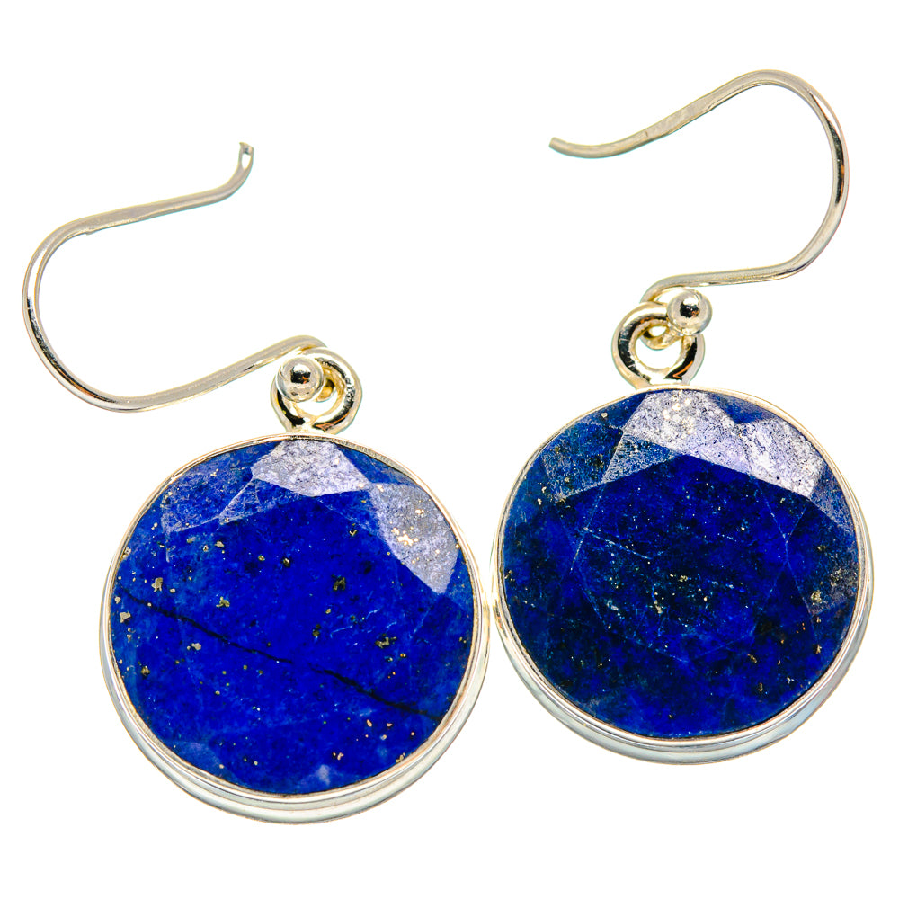 Lapis Lazuli Earrings handcrafted by Ana Silver Co - EARR424105 - Photo 2