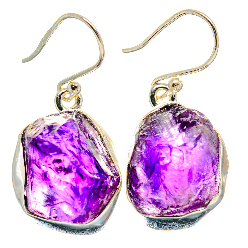 Amethyst Earrings handcrafted by Ana Silver Co - EARR424118