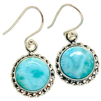Larimar Earrings handcrafted by Ana Silver Co - EARR424133