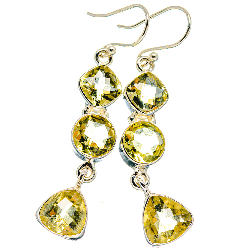 Citrine Earrings handcrafted by Ana Silver Co - EARR424144