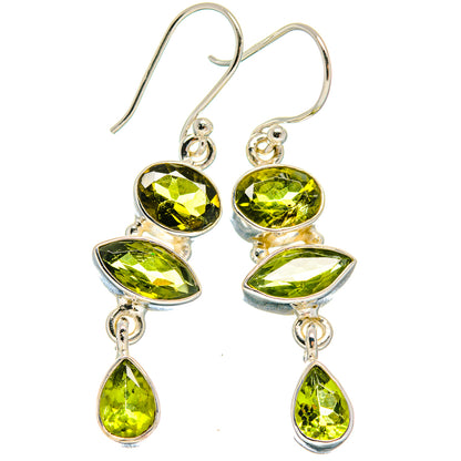 Peridot Earrings handcrafted by Ana Silver Co - EARR424150