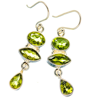Peridot Earrings handcrafted by Ana Silver Co - EARR424153