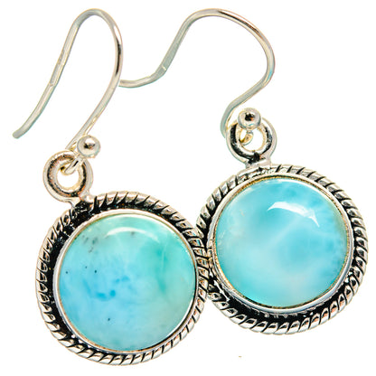 Larimar Earrings handcrafted by Ana Silver Co - EARR424162
