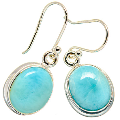 Larimar Earrings handcrafted by Ana Silver Co - EARR424182