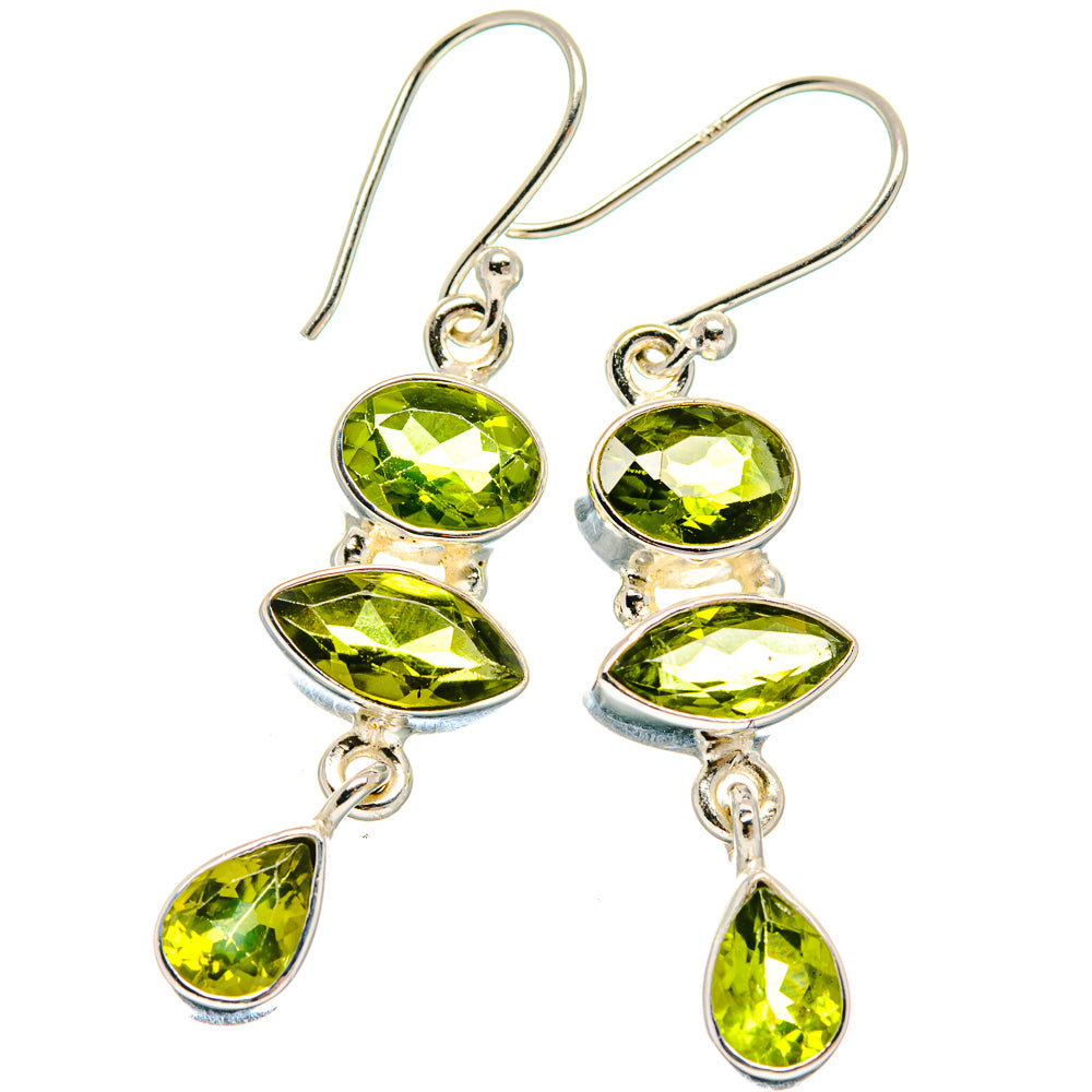 Peridot Earrings handcrafted by Ana Silver Co - EARR424184