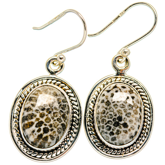 Stingray Coral Earrings handcrafted by Ana Silver Co - EARR424186