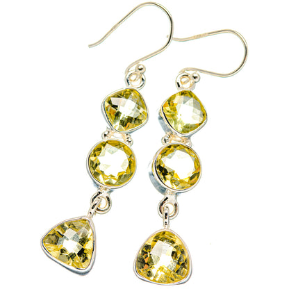 Citrine Earrings handcrafted by Ana Silver Co - EARR424187